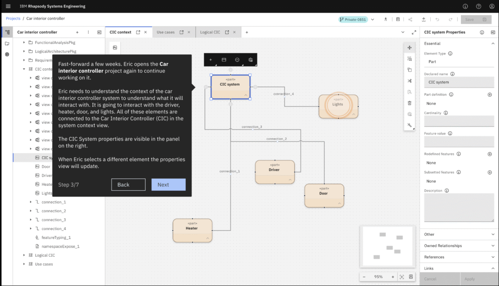 [Screenshot placeholder: Rhapsody SE collaborative interface showing real-time updates - anyone?]