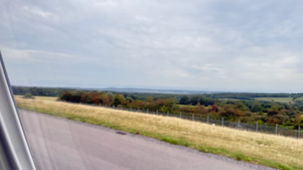 Photo: Welsh countryside on the drive back to Bristol - still green, still beautiful, still narrow