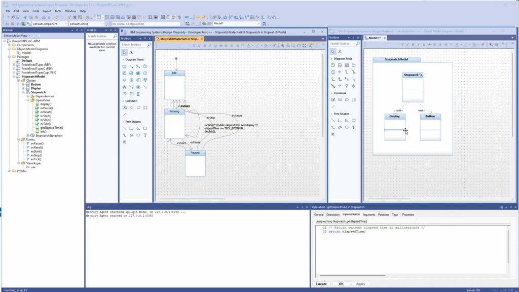 Screenshot placeholder: Mercury interface in action