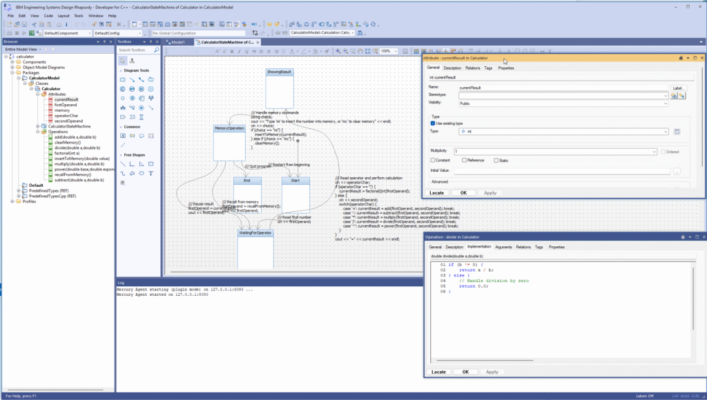 Screenshot placeholder: Mercury reverse engineering results