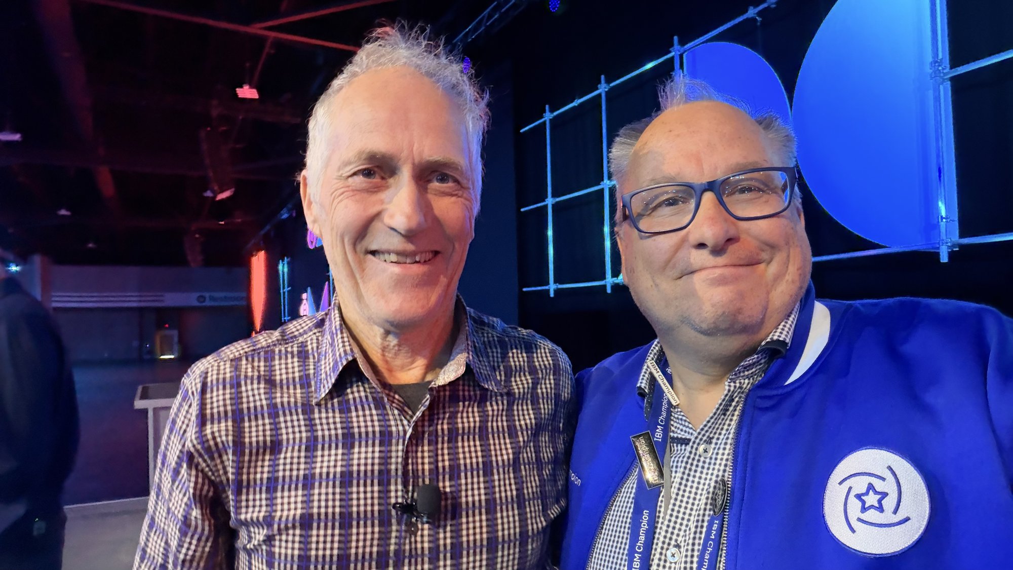 With Tim O'Reilly. Somewhere in your bookcase there is a camel, a llama or a rhino with his name on it.